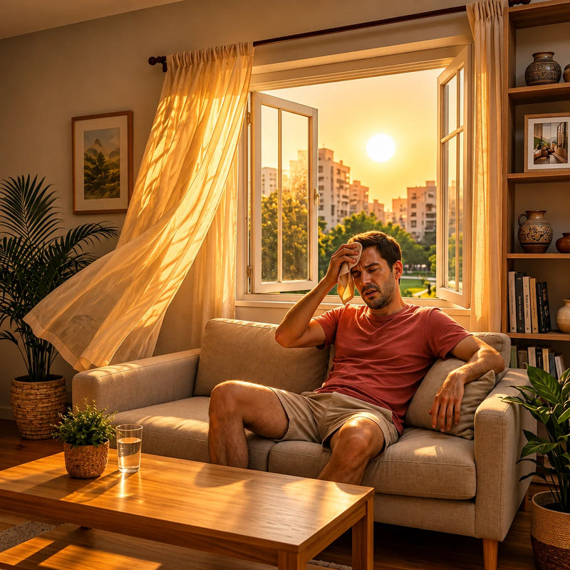 El calor no se quita abriendo la ventana